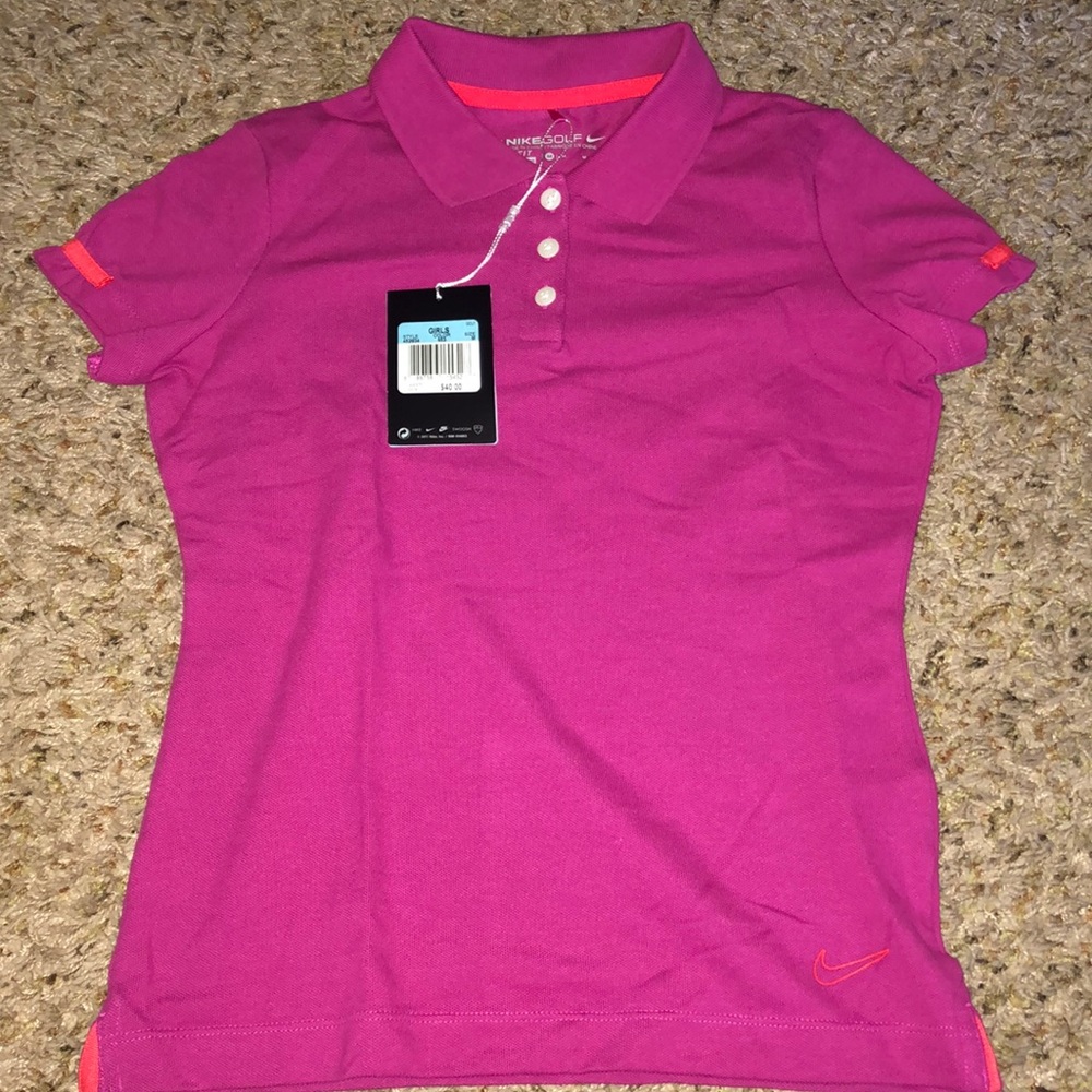 Girls nike golf shirt